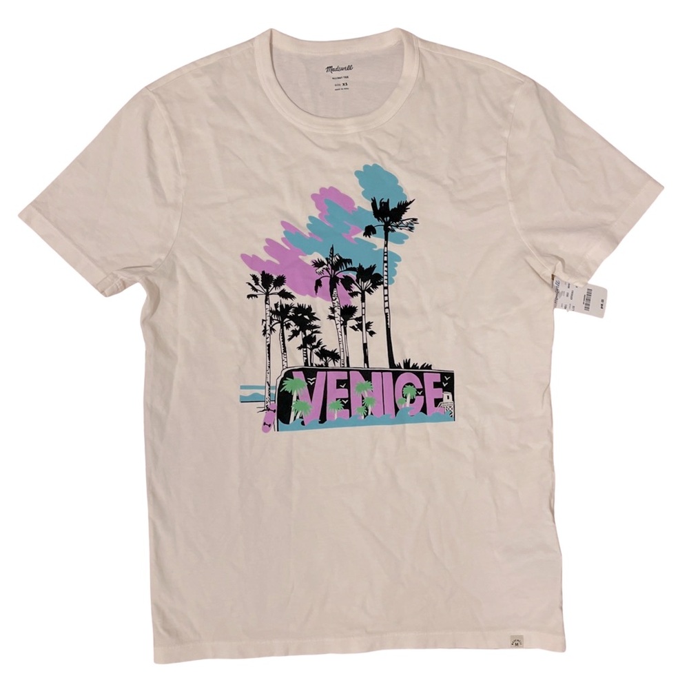 NWT Madewell Men’s “Venice” graphic Tee size xs